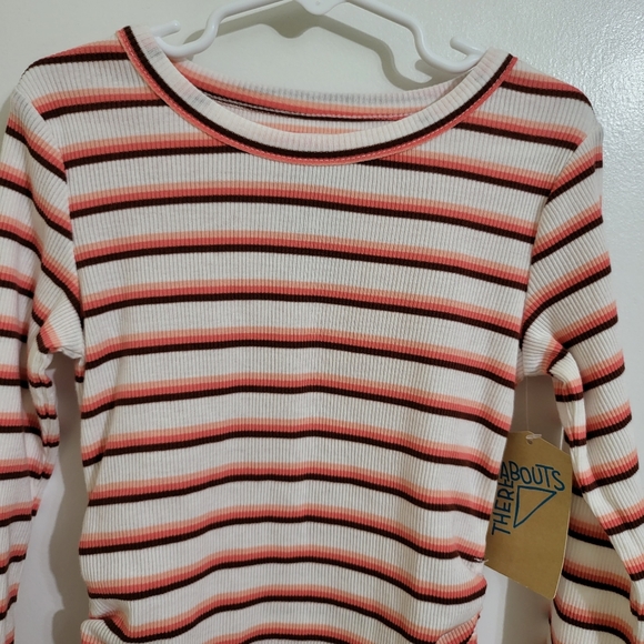 Thereabouts Stripes Girl's Pullover Longsleeve - Picture 3 of 7